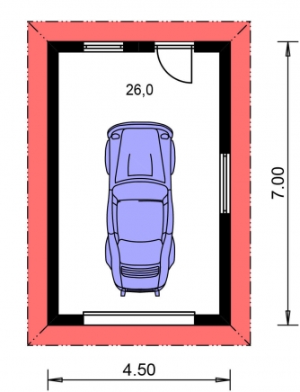Plano de planta de la planta baja - GARÁŽ 3